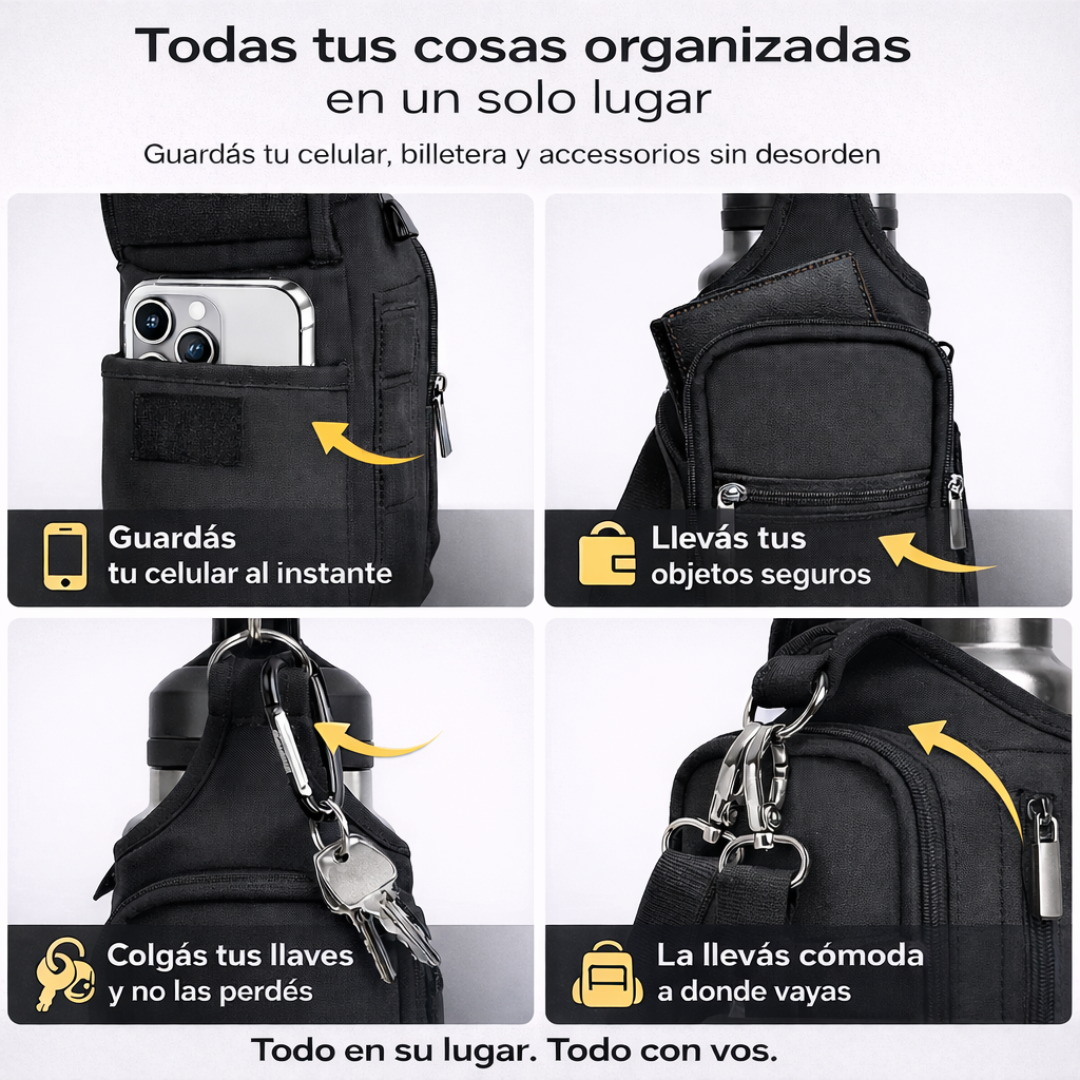 Mochila magnética para Gym – Mantén tus cosas limpias y organizadas